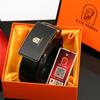 Men'S Cowhide Belt Automatic Buckle Genuine Leather Belt Business Belt Gift Box Belt