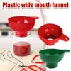1Pcs Plastic Canned Funnel Wide Mouth Funnel Jars Folding Funnel with Long Neck Liquid Filling Funnels Household Kitchen Gadget