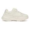 MLB Big Ball Chunky Series Leather Casual Fashion Velcro Low-Top Dad Shoes Ivory Kids sneakers 7ASHC102N-50IVS