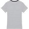 Levis Striped Comfortable Knit Ribbed Crew Neck Short Sleeve T-Shirt Women T-Shirts 0019B-0003
