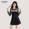 TaoChn Girls' Preppy Pleated Anti-Exposure Skirt