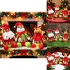 Christmas Plush Decorations With Snowman Santa Reindeer For Home Holiday Decor
