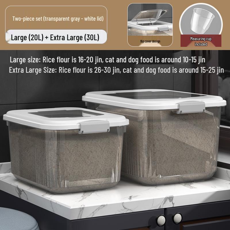 Versiegelter Insekten- und Feuchtigkeitsschutz-Aufbewahrungsbehälter für Reis & Mehl mit großem Fassungsvermögen