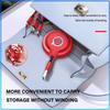 1Pcs Car Mounted Telescopic Three In One Mobile Phone Charger For Volvo XC60 XC90 S60 S80 S40 V40 V60 V70 V50 XC70