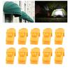 10Pcs Tarp Clips Large Tent Clamps Tarp Clamps Heavy Duty Lock Grip Outdoor Camping Canopy Clips