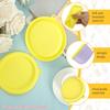 2Pcs Ice Cream Maker Lid for My Mug Ice Cream Maker 6 Inch Silicone Ice Cream Maker Mug Cover Reusable Ice Cream Maker Bowl Lid