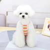 Dog Clothes Summer Thin Small Dog Teddy Princess Dress Suspender Bichon Frize Cat Color Strip Embroidered Cherry