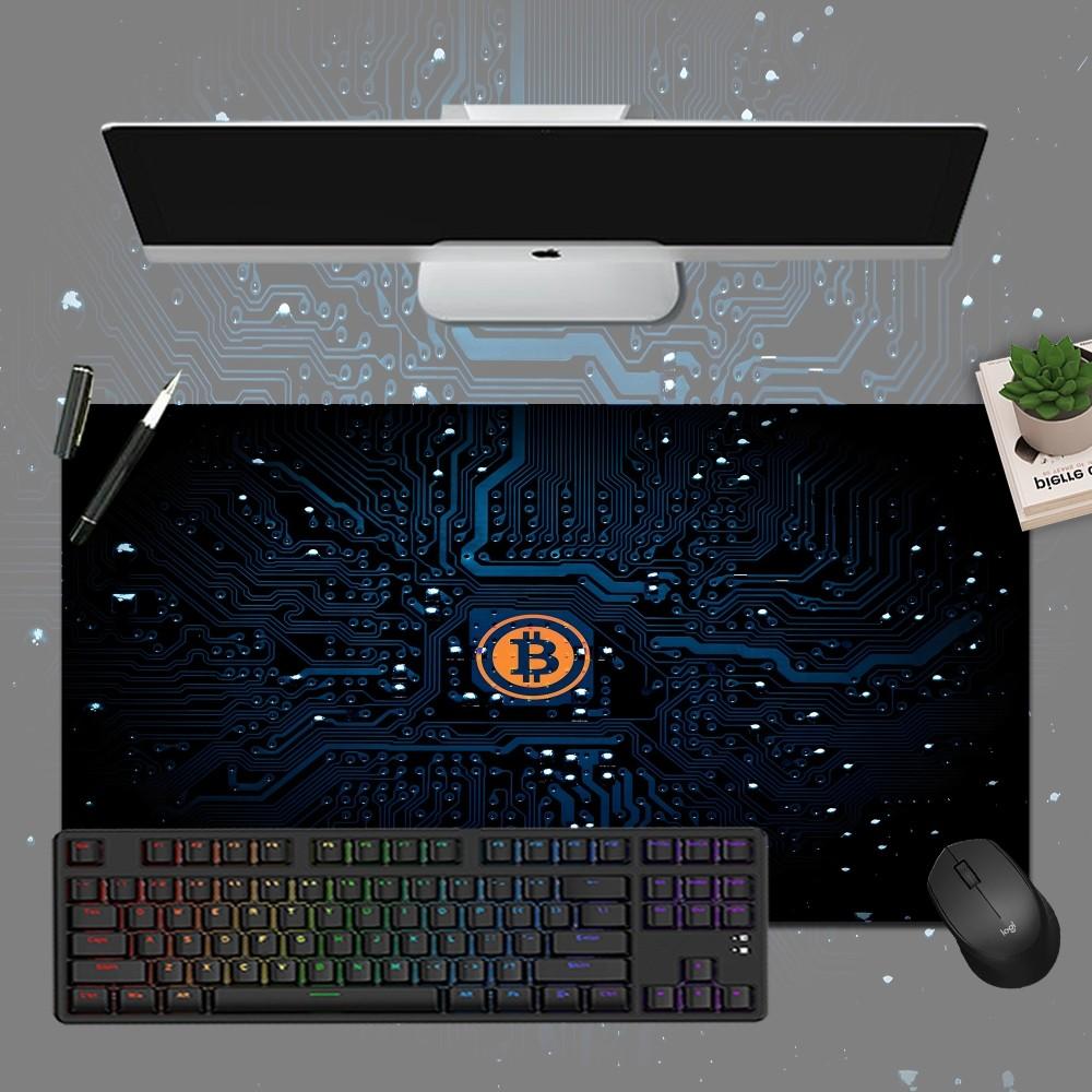 Bitcoin Mousepad Boy Pad Natural Rubber Gaming Mousepad Desk Mat Size For Gameing World Of Tanks CS GO Zelda
