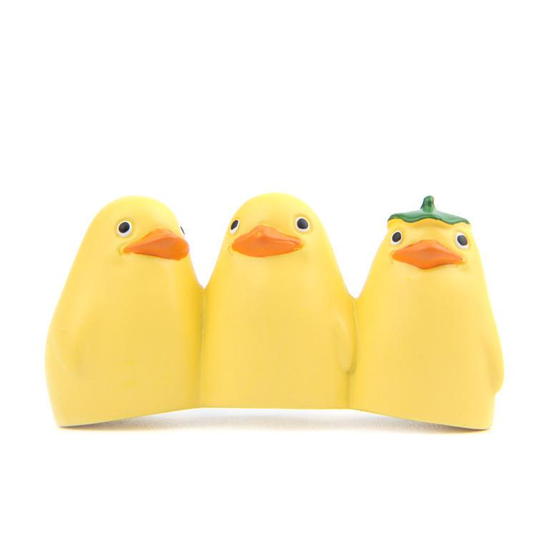 

Man No Face Duck Bridge Desktop Pvc Action Figures Model Toy Decoration Gifts Duck