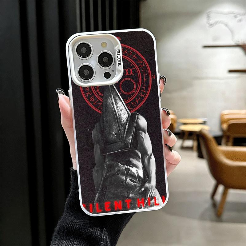

Silent Hill Horror Theme Shockproof Phone Case for iPhone 17 Air 16 16E 15 Pro Max 14 Plus 13 Mini 12 Back Cover Anti Fall Funda iPhone 16E