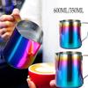 600/350ML Coffee Pitcher 450ML Stainless Steel Milk Frothing Jug Mugs Espresso Coffee Pitcher Barista Craft Frothing Jug