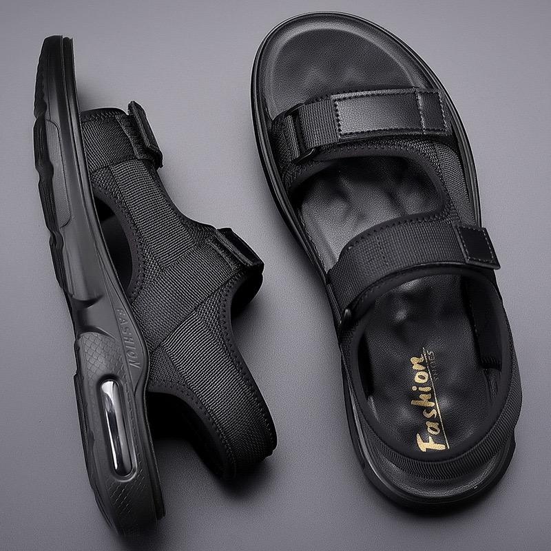 Men's Sandals Summer Peep Toe Beach Sandal Lightweight Breathable Casual Sport Sandals for Men Non-slip Wading Treking Sandalias