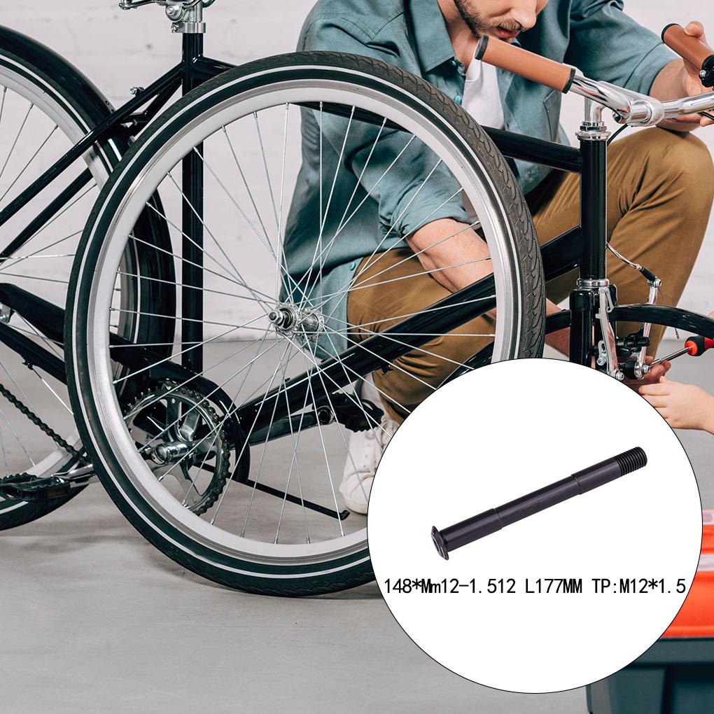 Mountain Bicycle Thru Axle Alloy Portable Front Rear Detachable Anti-rust Shaft Outdoor Sports Upgrading Wheel Hubs Part