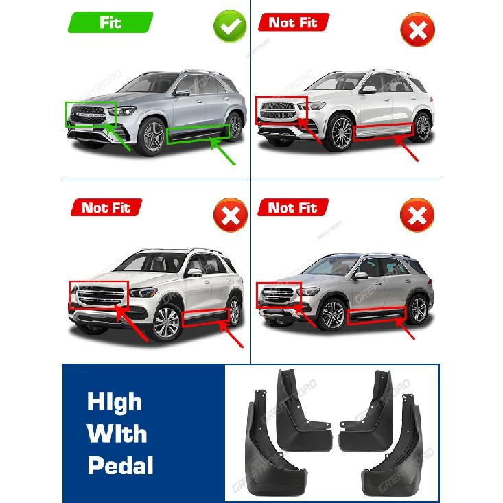 For Mercedes Benz GLE W167 V167     2024 2025 Fender Mudflaps Splash Guards Mudguards Mud Flaps Car Accessories