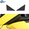 Carbon Fiber Front Window Triangle Cover Trim Panel for Chevrolet Camaro 2010-15