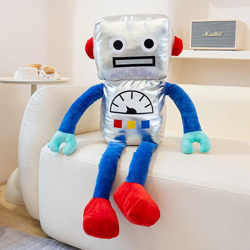 

Cartoon Simulation Universe Robot Doll Funny Alien Plush Toy Doll Boy and Girl Holiday Gift 60*25*16cm 0.46kg