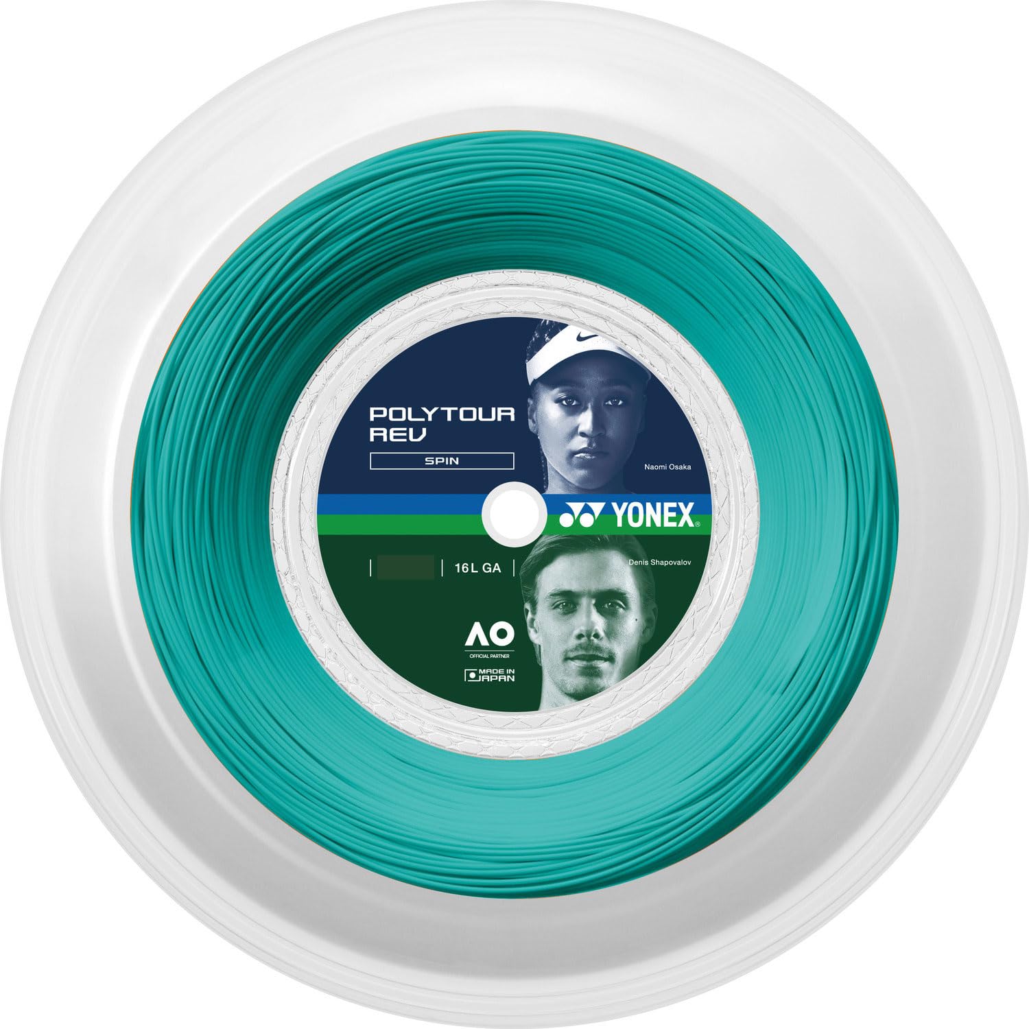 

YONEX Tennis String Poly Tour Rev 130 200m Mint PTR130R2 (384) 1.30mm