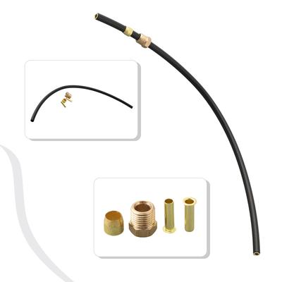 Air Compressor Nylon Hose Copper Accessories Suitable for Pressure Switch and Check Valve Convenient 300mm Length 16