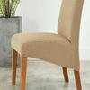 Elastic Home Hotel Dining Chair  High Back Chair Cover  Corn Fleece Cloth