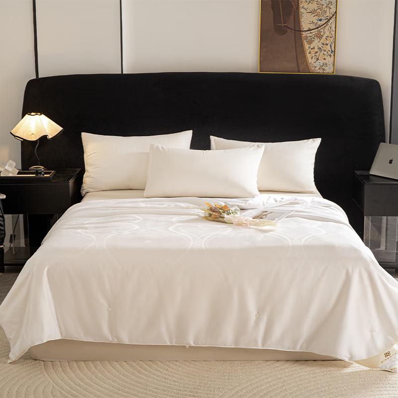 

GIVENIA 80s Cotton Sateen Jacquard Mulberry Silk Quilt