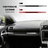 Real Soft Carbon Fiber For Porsche Cayenne 2003 2004 2005 2006 2007 2008 2009 2010 Glove Box Decor LHD RHD Sticker Accessories.