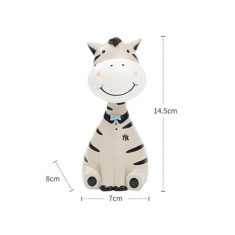 Niedliches Tierharz Schreibtischornament und Brillenhalter, Dekorative Desktop-Figur für Büro, Zuhause und Arbeitszimmer