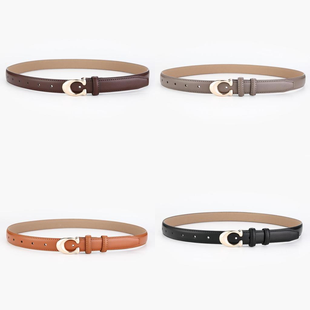 Ladies Leather Belt With Alphabet Design For Casual Summer Fashion