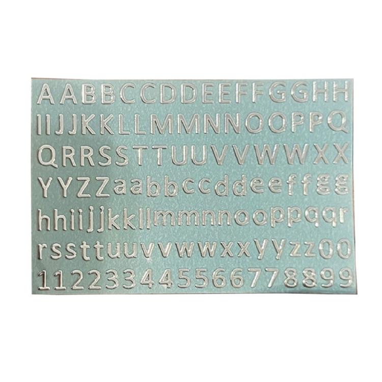 Samolepky s písmeny Malá lepicí písmena Roztomilé abecední samolepky pro epoxid