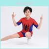 Nieuwe Spider-man Cartoon Stijl Kinder Zwemkleding Jongens Gesplitst Zwempak Met Spinnenvormige Zonbescherming