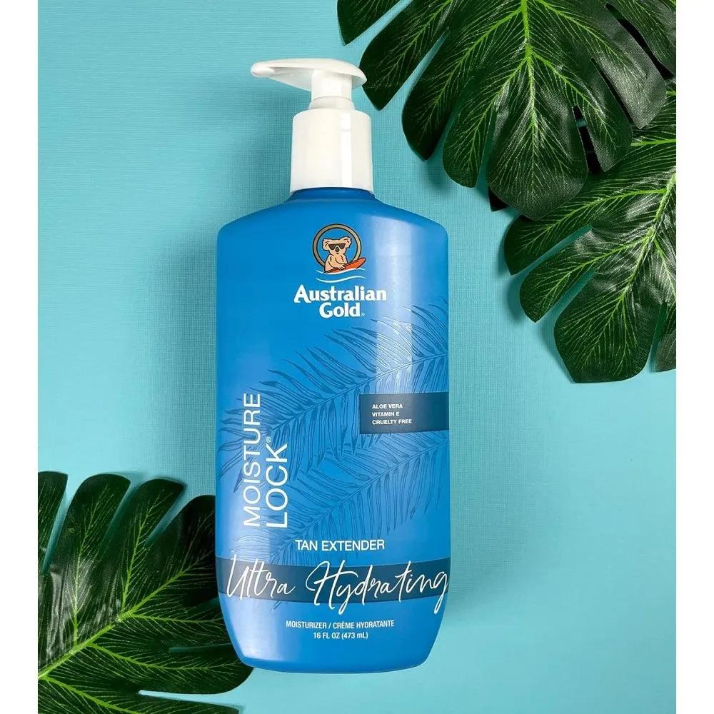 Australian Gold Moisture Lock Tan Extender Lotion 473ml 2 Pieces