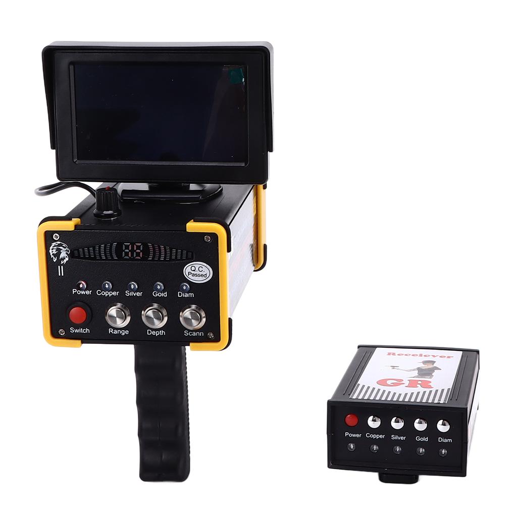 Metal Detector with Display 1000m Large Range Remote Metal Scanner Copper Silver Gold DetectorUK