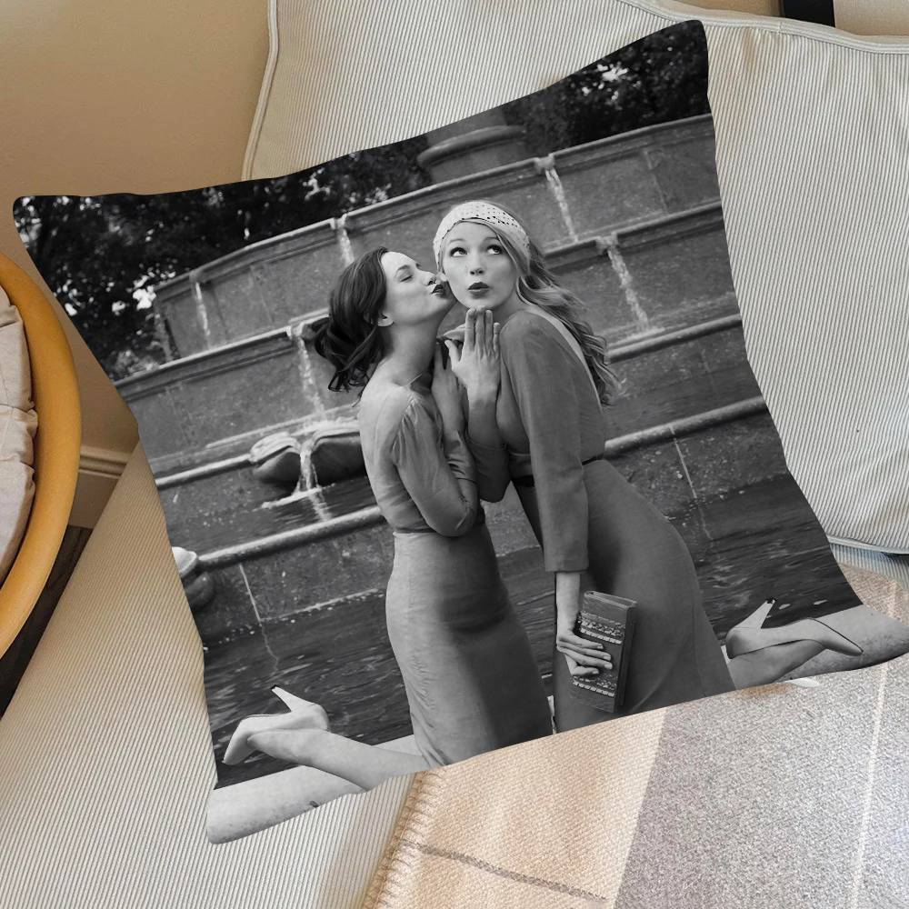 Pillowcases Home Bedding Decorative Pillow Cover Wedding Super Soft Pillow Case Movie G-Gossip G-Girl Logo