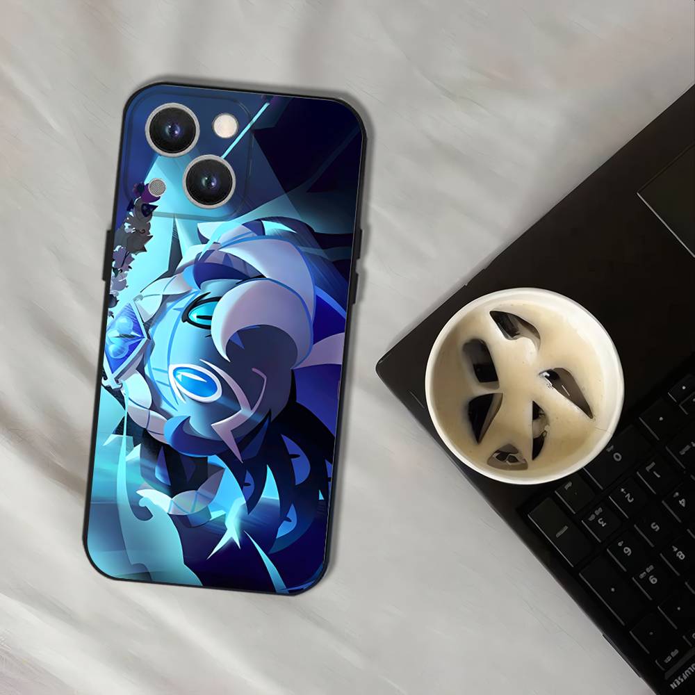 Game C-Cookie Run Kingdom For iPhone 17,16,15,14,13,12,11,Pro,XS,Max,XR,Plus,E,SE4,Mini Black Soft Cover Phone Case