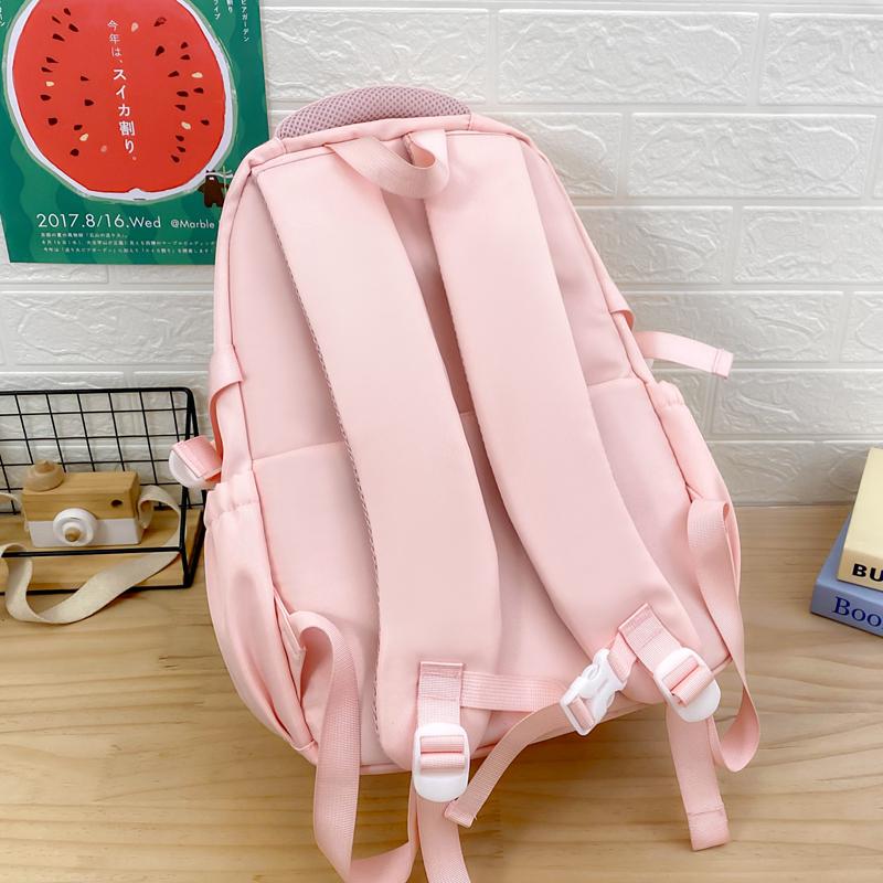 Schoolbag for Primary School Students Grade One, Two and Three Cartoon Color Contrast Girls Travel Backpack