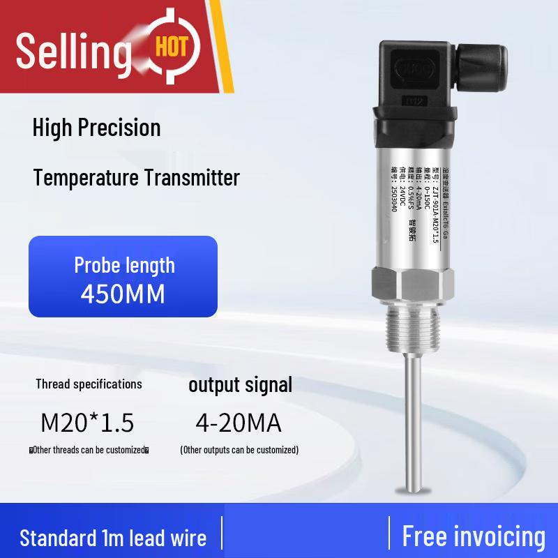 High-Precision 4-20mA Temperature Transmitter