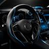 Leather Splicing Steering Wheel Cover Carbon Fiber Pattern Auto Steering Wheel Cover  Car Interior