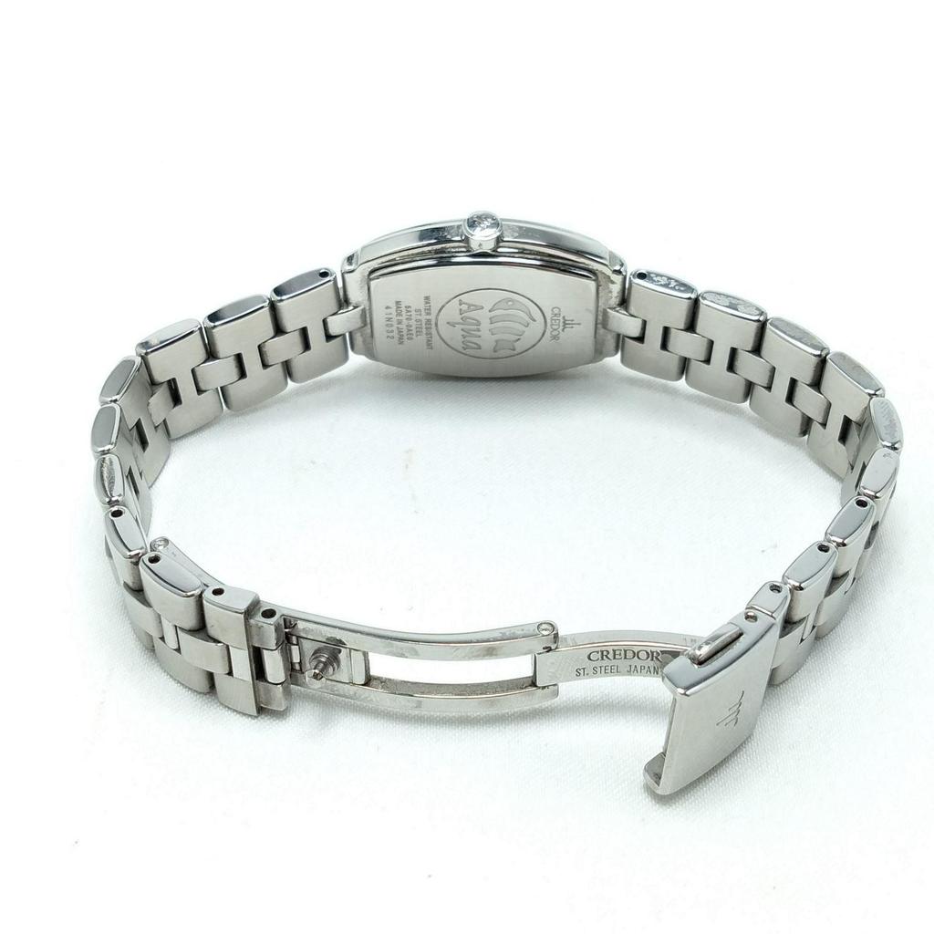 Used SEIKO SEIKO CREDOR AQUA 5A70-0AE0 Watch Quartz Stainless Steel