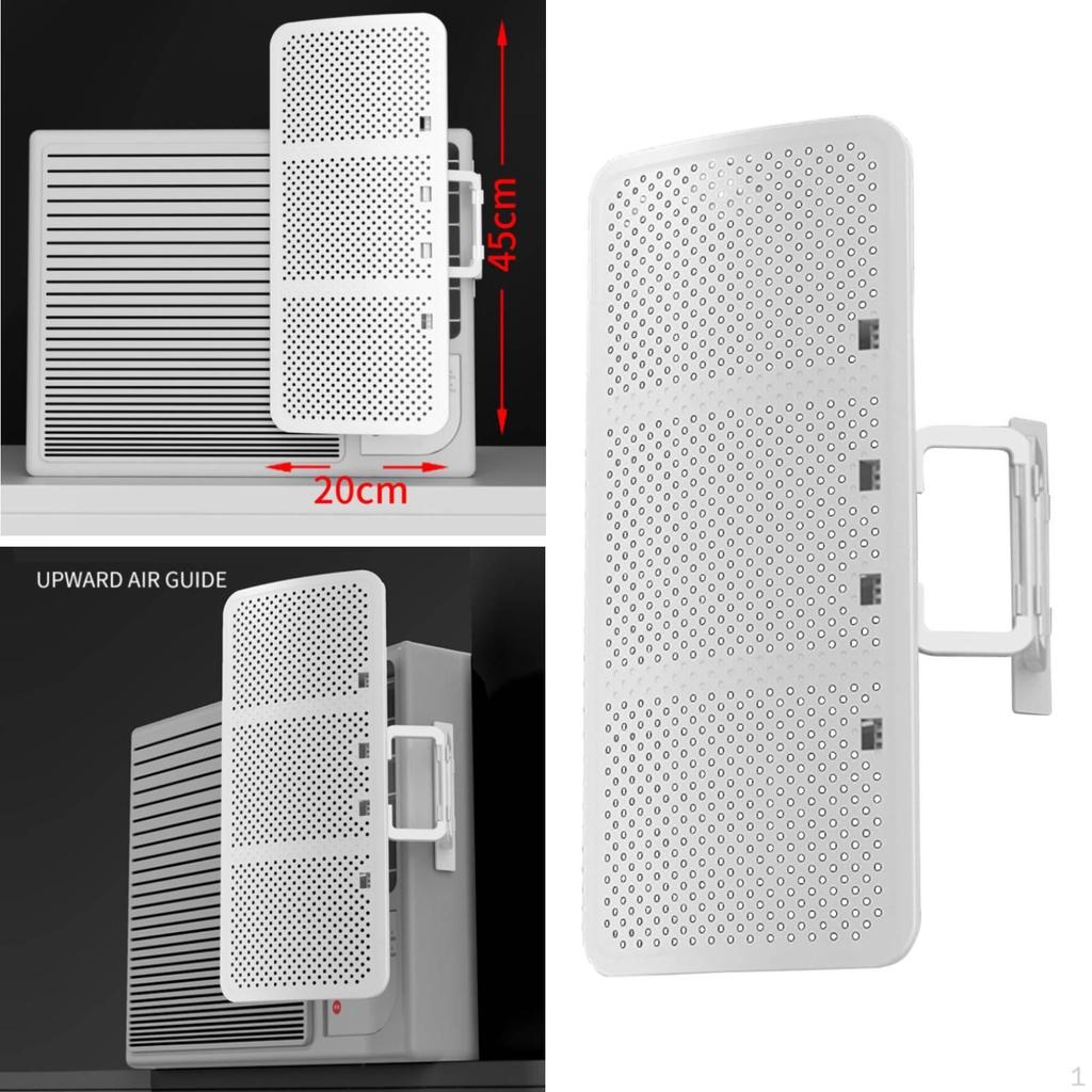 Window Air Conditioner Deflector 20cmx45cm Anti Direct Blowing Easy Installation for Indoor Room