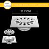 Stainless Steel Round Anti-Clogging Glide Cover Shower Drain Hair Catcher for Bath Wash Machine Toilet Sewer