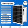 Monocrystalline Solar Panel Power System for Home & RV, 12V/24V with Lithium Battery Charging
