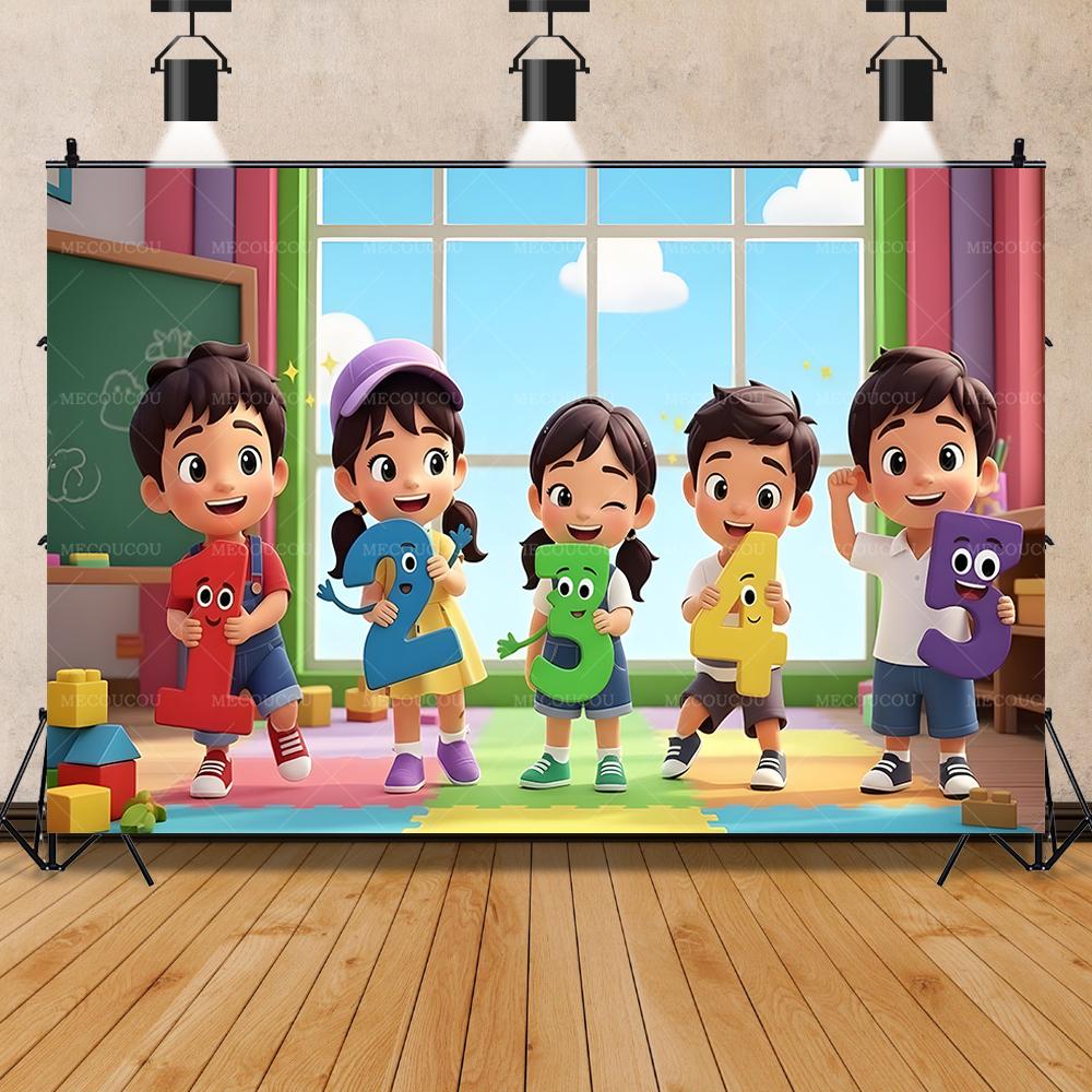 Children's outdoor activities park theme background slide hide and seek kindergarten decoration poster props Children's Day gift