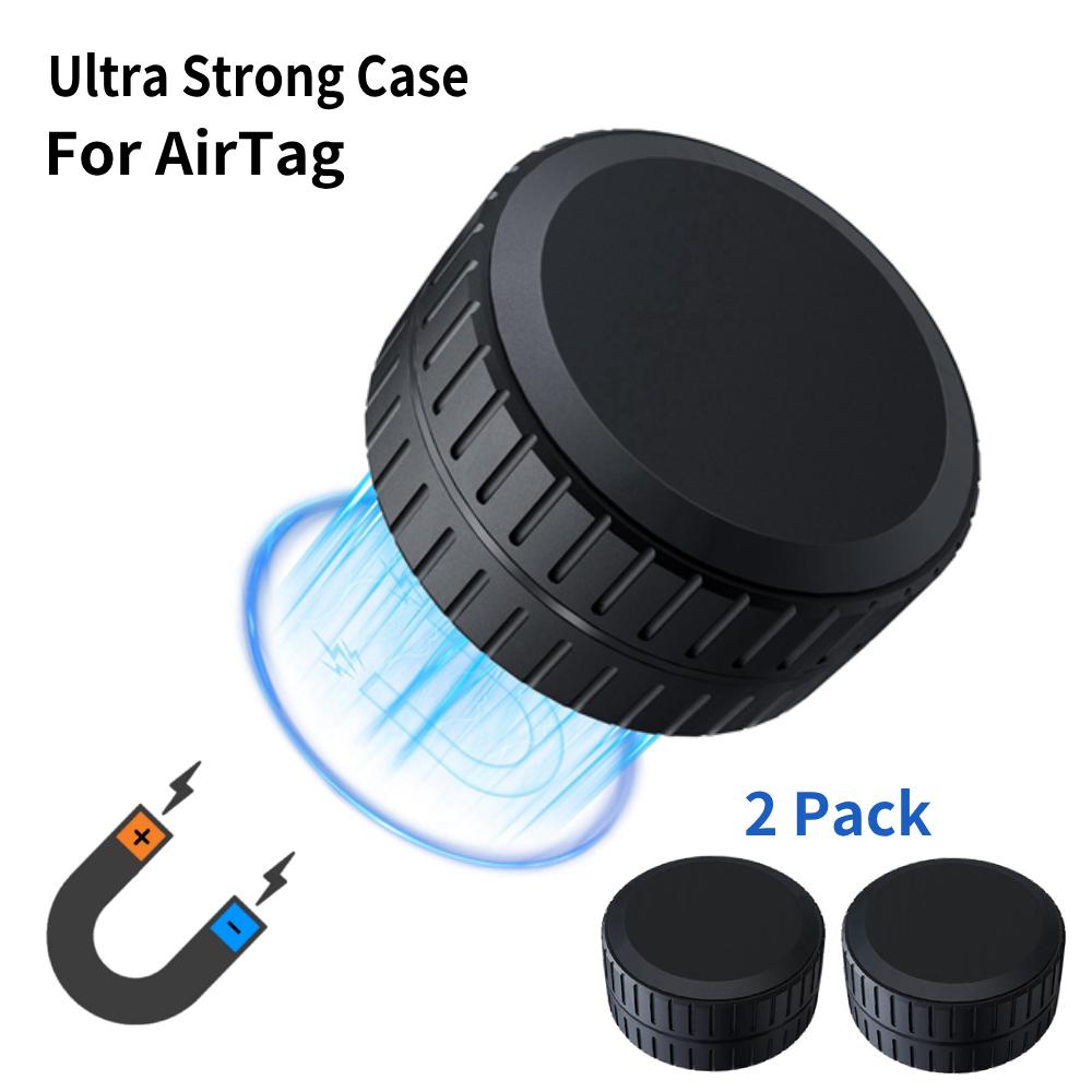Ultra Strong Case For AirTag Waterproof Shockproof Magnetic Hidden Tracking Protective Cover for Car Bike Truck Motorcycle