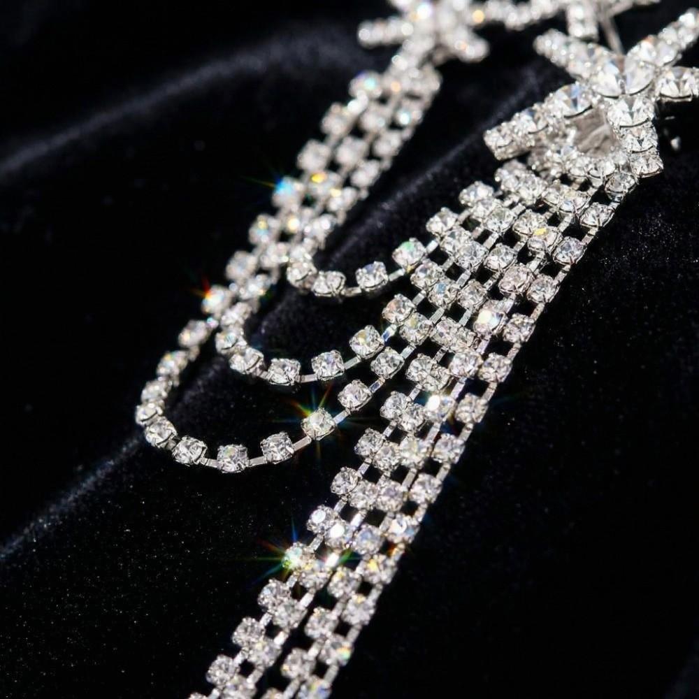 Light Luxury Star Tassel Brooch Clothes Accessories Light Luxury Broochs  Party Favors