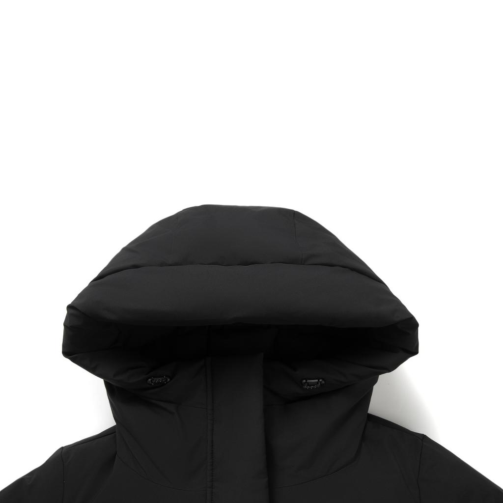 Li Ning Windproof Waterproof Warm Simple Comfortable Versatile Hooded Down Jacket Women Outerwear AYMV406-2