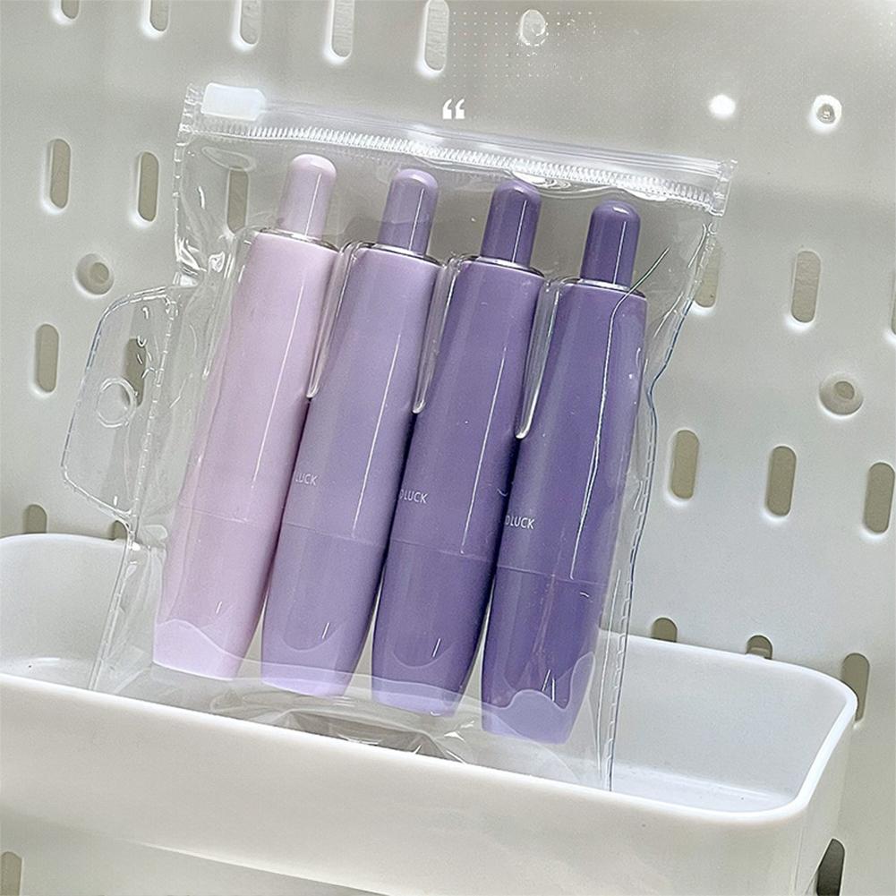 

4Pcs/Set Gradient Color Adhesive Dots Tape Push-Type Double-Sided Tape Scrapbook Supplies Students Stationery Home Office Supplies фіолетовий