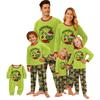 Christmas Printed Parent-child Plush Home Wear Set