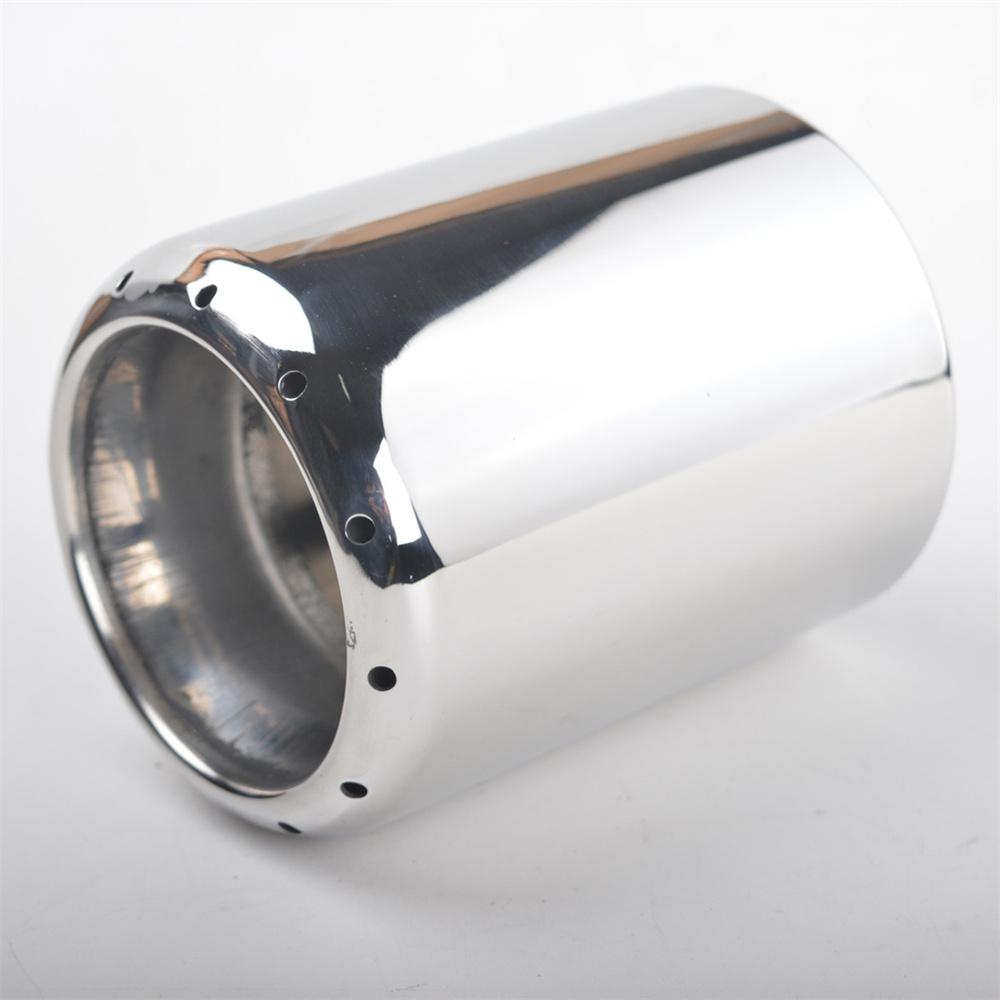 2xNEW STAINLESS STEEL EXHAUST TAIL REAR MUFFLER TIP PIPE COVER For Mazda 3 Axela Mazda 6 Atenza CX-5 CX5 CX-4 CX-30 CX-8 CX-9