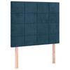Bed Frame without Mattress Dark Blue 90x200 cm Velvet