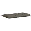 Bench Cushion VIANEN 100percent Polyester Gray 100 X 60 X 12 Cm