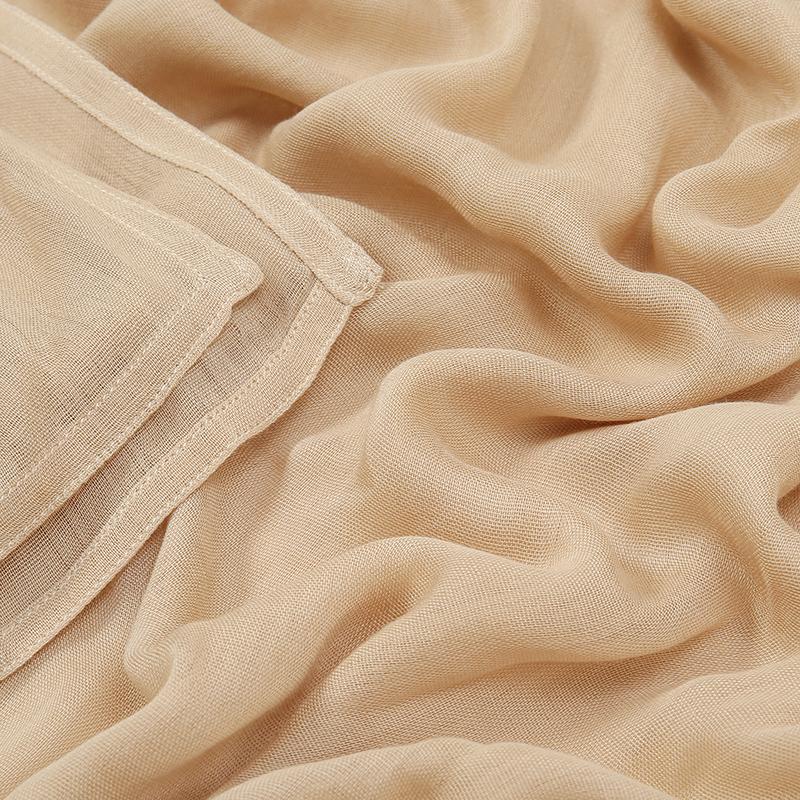 Solid Cotton Rayon Modal Hijab Scarf Women Big Size Muslim Headscarf Wraps Shawl Femme Musulman Headband Islamic Turban 190*85cm